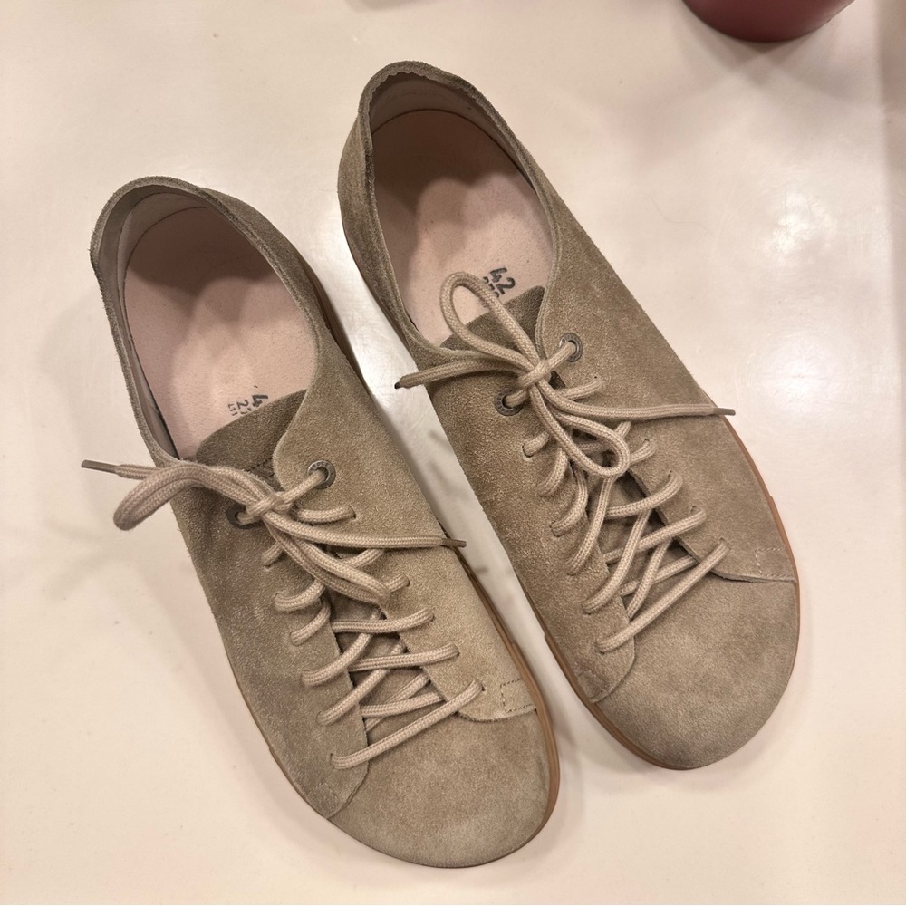 Birkenstock Tan Suede Men's Bend Low Sneakers